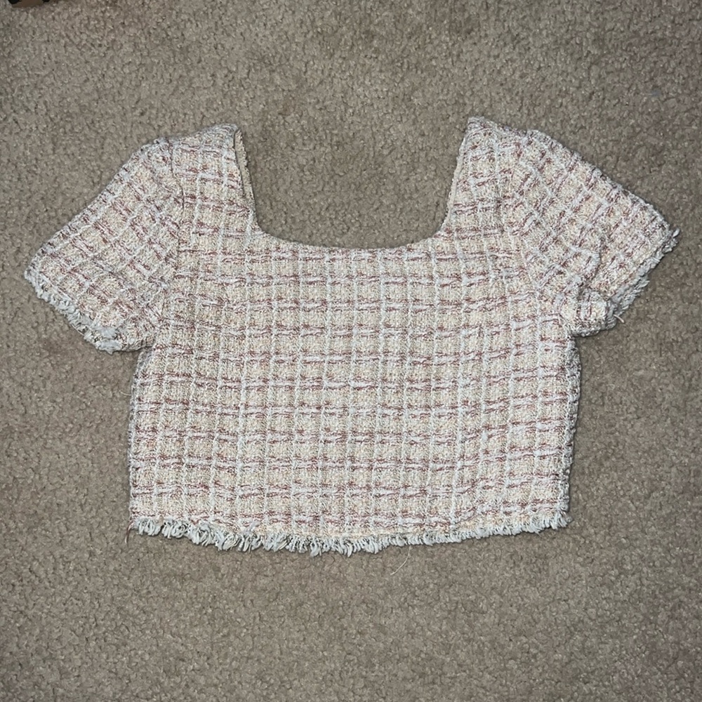 Zara girls crop top